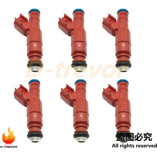 6Pcs 0280156161 Fuel Injectors For Jeep Grand Cherokee Wrangler Ford 3.8L 3.9L 4.0L