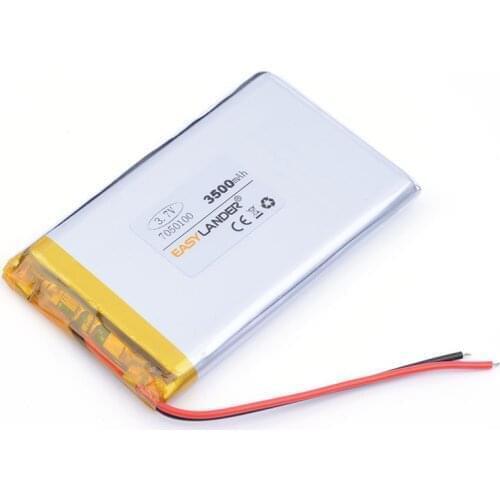 7050100 3.7 V 3500 mah lithium polymer battery DIY mobile emergency power charging treasure battery