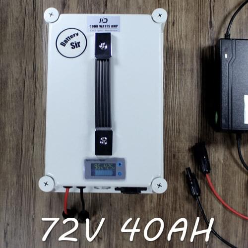 72V 40AH LiFePO4 Battery 4000W Electric Motorcycle Scooter Battery 72V Golf Car Deep cycle