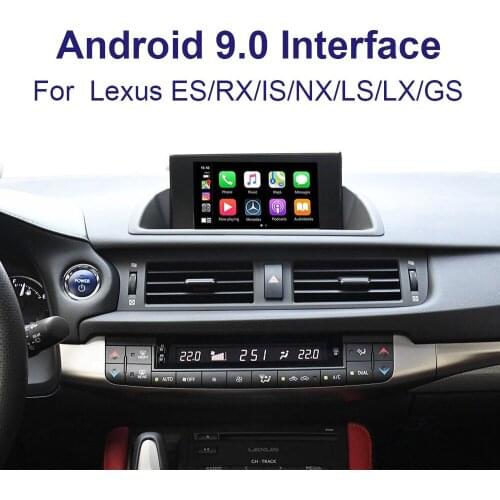 Android System Car Radio Player Video Interface for2016-2018Lexus CT CT200h RX450 RX35 GPS Navigation Multimedia Interface Box