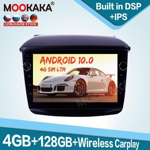 128GB Carplay Android 10.0 Car Multimedia Player for Mitsubishi L200 2008-2016 Auto Radio GPS Navigation Audio Stereo Head Unit