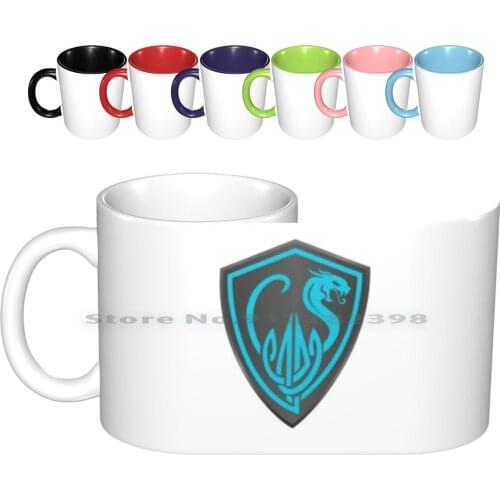 Free Rasalhague Pride Ceramic Mugs Coffee Cups Milk Tea Mug Battletech Robot Tech Great Houses Inner Battle Mech Clan Soldier