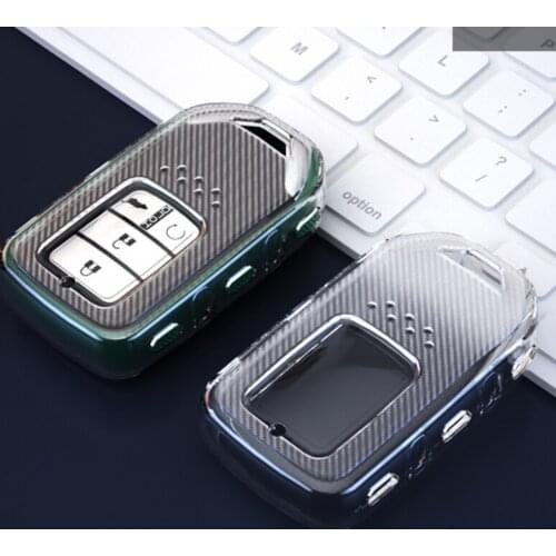Full Cover Soft TPU Car Key protect Case Shell For Honda 2016 2017 CRV Pilot Accord Civic Fit Freed Car Accessorise