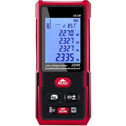 Rangefinder Size Measurement Infrared Measuring Ruler High Precision Area Laser Ruler Electronic Voice Broadcast One Piece LK