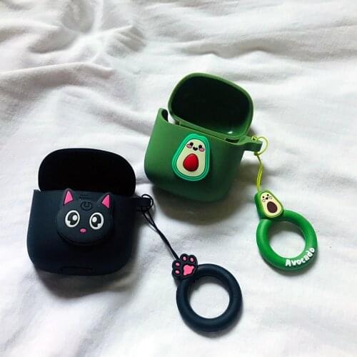 For JBL Club Pro + Case cartoon cute Avocado Silicone Earphones Cover For JBL Club Pro plus case hearphone cover