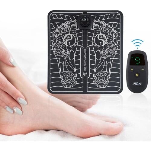 Electric Foot Massager Tens EMS Fisioterapia Mat Massageador Pes Muscular Electric Health Care Relaxation Massage Dropshipping