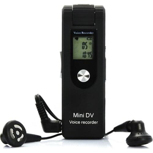 Hnsat /high quality security portable mini camcorder device for home or outdoor with rotation lens and LED screen work as webcam