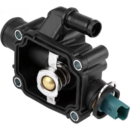 Engine Coolant Thermostat Housing Assembly for Peugeot 206 207 307 308 1007 1336.Z0 Engine Cooling Valve Aluminum