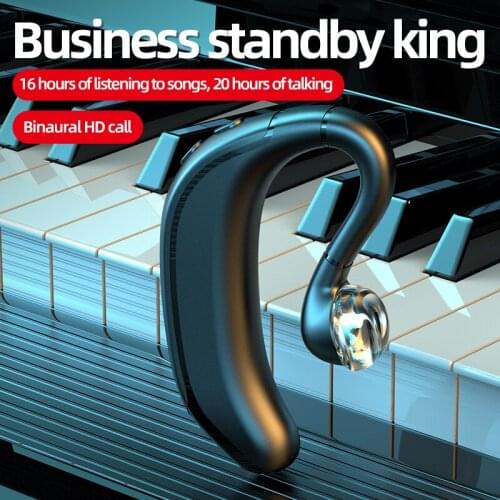 Unilateral Hanging Ear Wireless Bluetooth Headset Microphone Bluetooth Stereo Headset With Sports Headset Business