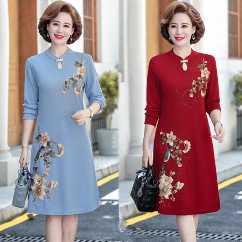 2021 Autumn Sexy Women Velvet Dress Vintage Chinese style cheongsam collar Long Sleeve Dress Elegant Bodycon Party Dress