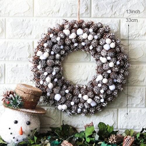 Fall Festival Home Decoration Ornaments Wall Wreath snow new year garland Wedding Party Decor