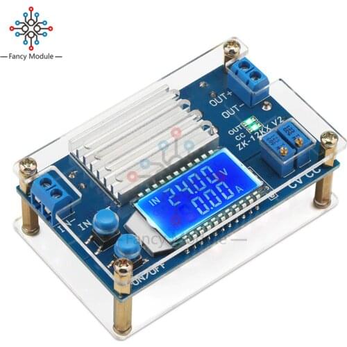 CC CV Buck Converter DC-DC 5.3V-32V to 1.2V-32V 12A 160W Step Down Power Supply Module Voltage Regulator LCD Transformer /w Case