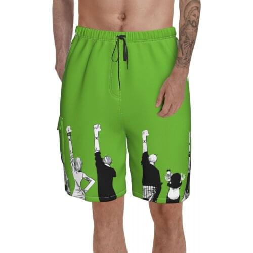 Causal Breathable Quick Dry Humor Graphic Anime Cosplay Sports Straw Hat Pirates (2) Hawaii Pants