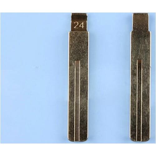 24# Blank Remote Uncut Key Blade For Volvo NO.24 Replacement Key Blade