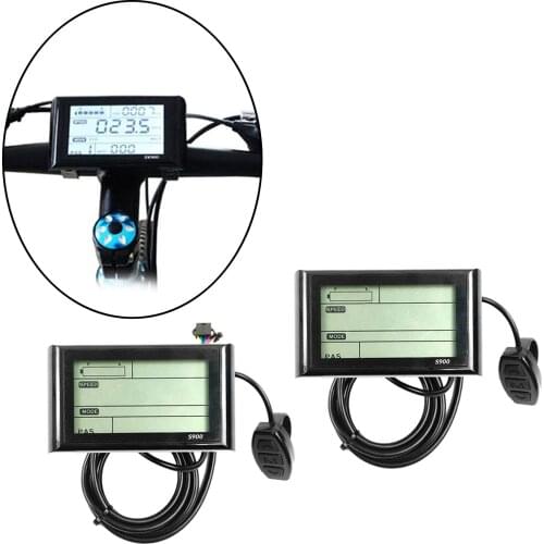 36V 48V Electric Bicycle LCD Meter Panel Display Bike Conversion Cycling Waterproof