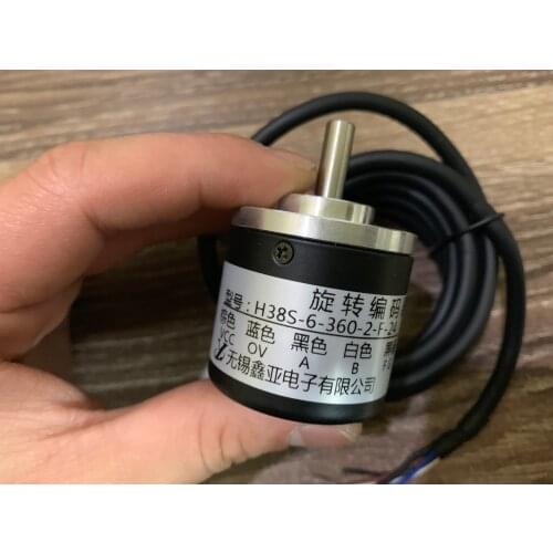 Wuxi Xin-encoder H38S-6-360-2-F-24 Incremental solid shaft rotary encoder 360 pulse