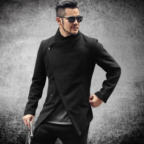 XS-6XL Men Womens clothing Hair Stylist fashion Design cut British Woollen Jacket Coat plus size costumes
