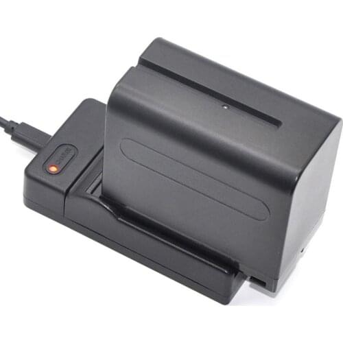 USB Battery Charger for Sonys NP-F550/F570/F750/F970/F770/F960/F330 Action Camera