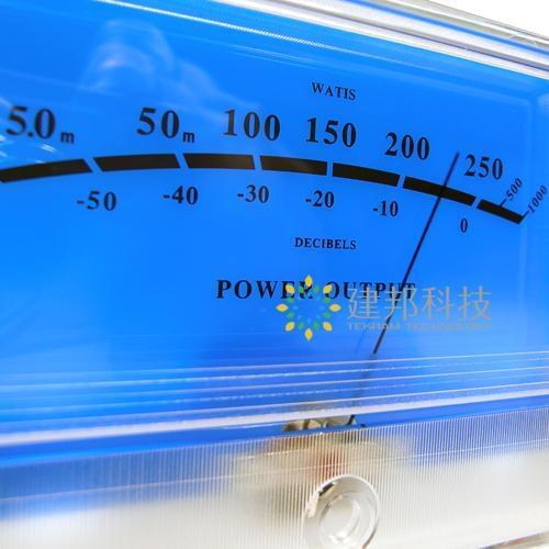 2pcs VU Meter Classic McIntosh Lake Blue DB Meter +1pcs VU Meter driver board Suitable for home theater audio amplifier