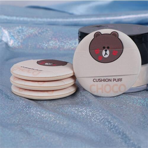 Dry and wet Makeup air cushion puff round replacement set cotton sponge puff Concealer Liquid Foundation BB Cream Make up Puffs