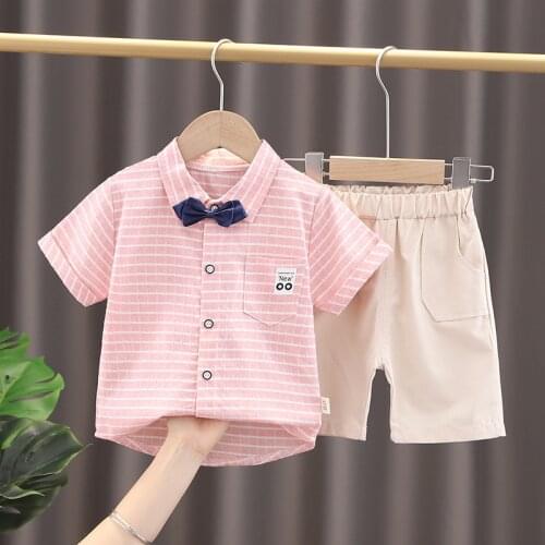 4 Sets/Lot) 2021 New Arrival Boys Summer Clothing Set 050704