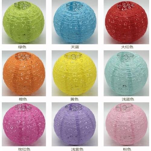 8''-16'' (20/25/30/40cm) Hollow Out Chinese Round Paper Lantern lampion Christmas Halloween Wedding Party Home Garden Decoration