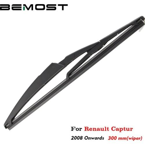 BEMOST Car Rear Wiper Arm Blade Rubber For Renault Captur 300MM,2008 2009 2010 2011 2012 2013 2014 2015 2016 2017 2018 Hatchback