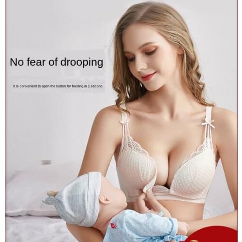 Prevent Sagging Bra Front Closure Underwear Modern Design Bra Cotton Zwangerschaps Kleding Zwangerschaps Women BD50BR