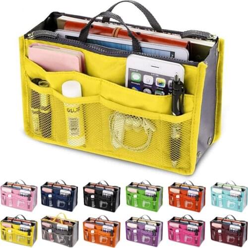 Korean Multiple Compartment Makeup Case Travel Cosmetic Bag Travel Organizer Storage Cosmetic Bag Pouch Organizer For Girls