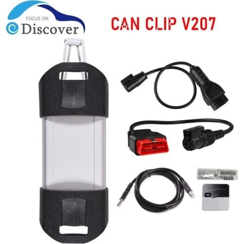 For Renault Can Clip V207 Full Chip With CYPRESS AN2131QC Gold PCB Can Clip with AN2131QC chip B verison Car Diagnostic Tool