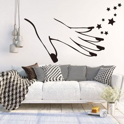 Beauty Salon Elegant Handmade Wall Stickers Nail Art Nail Manicure Pedicure Beauty Salon Studio Wall Decal Girl Female LX387