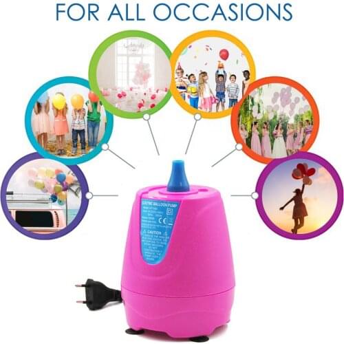 Electric Balloon Pump Toy Portable Lightweight Pump Inflator for Arch Balloon Column Air Blower Christmas Wedding Party Props