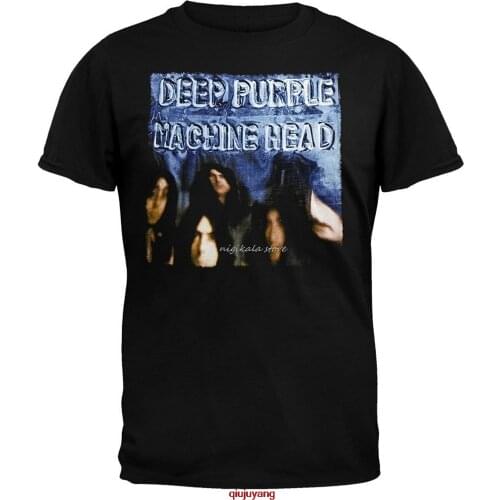 New Deep Purple Phoenix Riser Rock Legend Mens Black T-shirt Size S To 5XL T Shirts Casual Brand Clothing Top Tee
