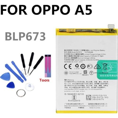 BLP673 For OPPO A5 4230mAh lithium battery li-ion polymer battery High capacit Mobile Accessories replacement