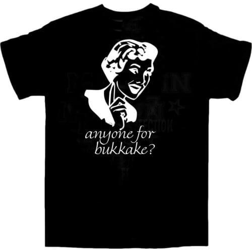 Anyone For Bukkake T-Shirt Rude Sex Sperm Holiday Xmas All Sizes Summer Style Casual Wear Tee Shirt