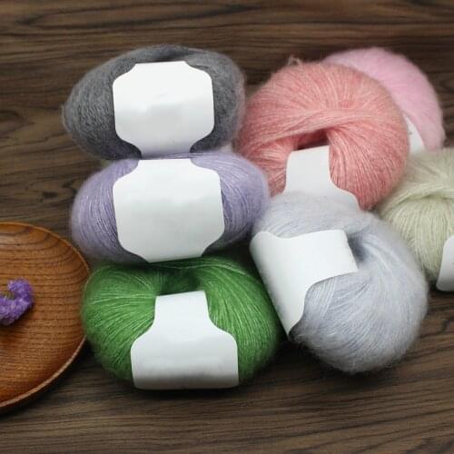 25G Mohair Wool Hand-Woven Young Mohair Fine Wool Woven Scarf Shawl Outer Wool Ball wool yarn knitting yarn knitting