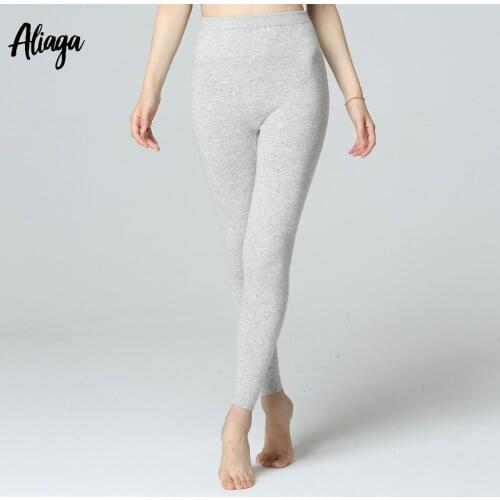New 100% Pure Cashmere Leggings Ladies Winter Women Cashmere Pants Knitted Thick Slim Bodybuilding Sexy Woman Solid Pants