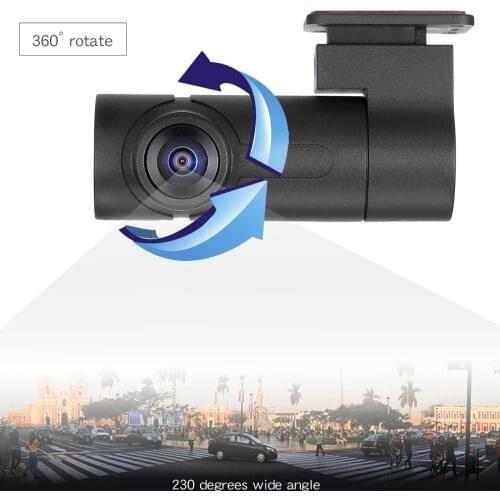 Single Lens 1080P Panorama Driving Recorder 360 Degree Mini Tachograph Camera Support Night Drop Shipping