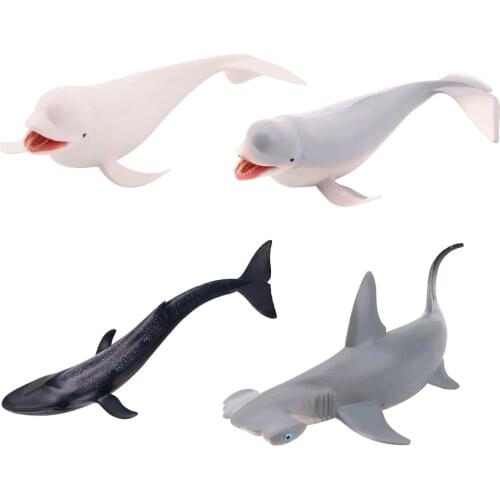Ocean Sea Life Realistic Animal Model Marine Life Simulated Shark Action Figures Toy Educational Toys Gift for Children