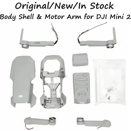 Original Body Shell Motor Arm Screw Set for DJI Mini 2 Upper Cover MIddle Frame Bottom Shell/all 4 Arms spare parts in stock