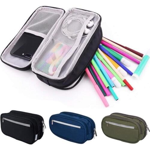 Expansion Pencil Bags Large Capacity Polyester Cases Pen Storage Pouch For For Cricut School Office Stationary Supplies