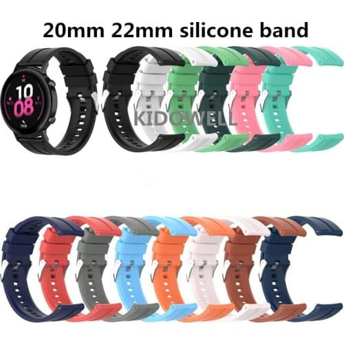 20mm 22mm Smart Watch Band For Huawei Watch GT 2 Pro GT2 46/42mm GT 2e Silicone Straps For Honor Watch GS Pro/ Magic 2 Wristband