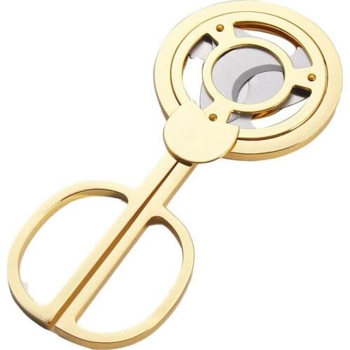 Triple 3 Blades Stainless Steel Tone Cigar Cutter Pocket Gadgets Cutter Knife Cuban Cigars Scissors