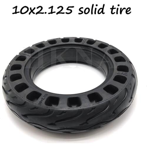 Explosion-Proof 10 Inch 10x2.125 Solid Tyre Tubeless Tire for Electric Scooter Balance Car Refitting Accessories