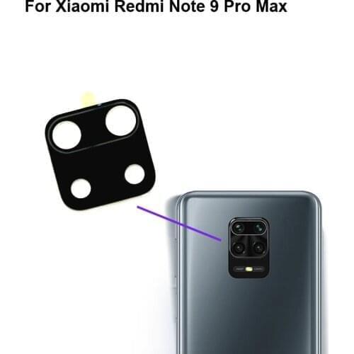 High quality For Xiaomi Redmi Note 9 Pro Max Back Rear Camera Glass Lens test good For Xiao mi Redmi Note9 Pro Max Replacement