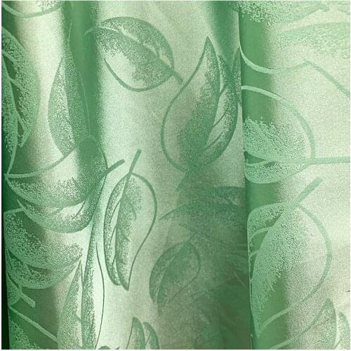 From 5meters NEW12 10 Colors Leaves Jacquard Satin Fabric DIY Materials/Dress / Elastic Cheongsam/DIY Sewing Fabric