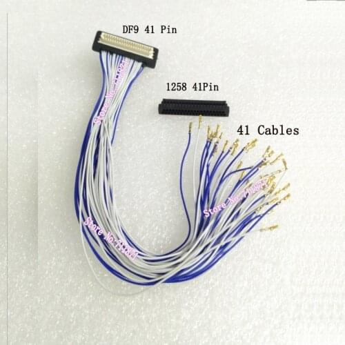 1.0 Pitch 41Pin DF9 1258 Lcd Screen Cable Line DF9 41Pin 1258 screen Line Cable DF9 41P 20P+21P 1258 Screen cable 41P 41Pin DF9