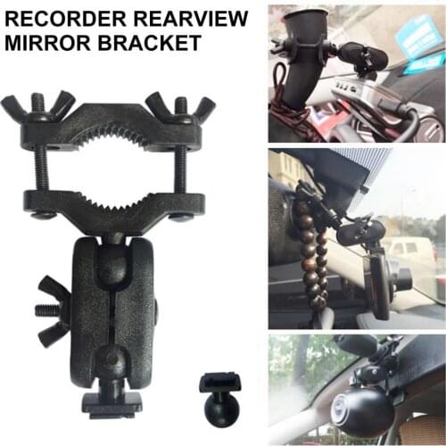 1 Set 360-degree Rotatable Driving Recorder Bracket Lightweight Anti-Skid Car Recorder Bracket for Vehicle DVR Holders
