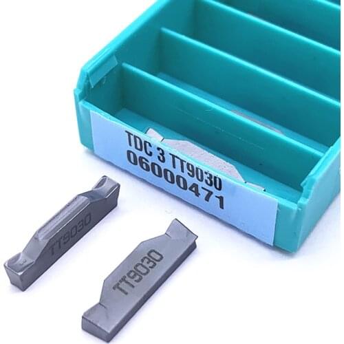 10PCS TDC3 TT9030 carbide inserts TaeguTec slotting carbide inserts CNC lathe tools turning tools