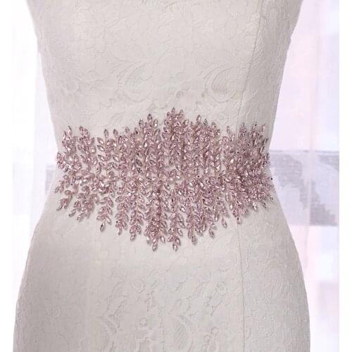 100% Handmade Water Red Latest Design Girls Belt Crystal Belt Women Waist Belt Women Jewel Belt Rhinestone Belts Wedding Belt